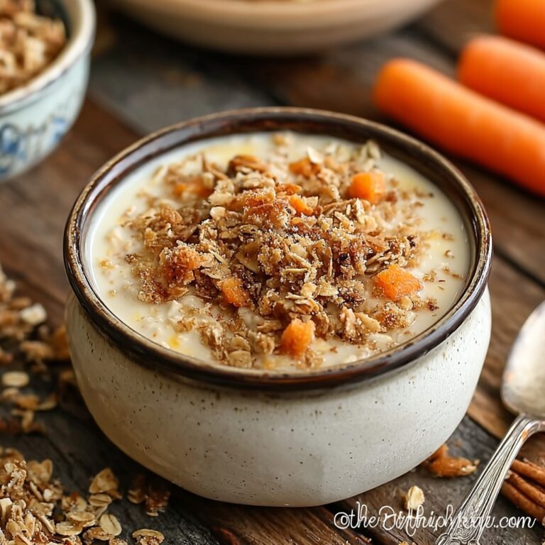 Carrot Cake Overnight Oats Recipe
