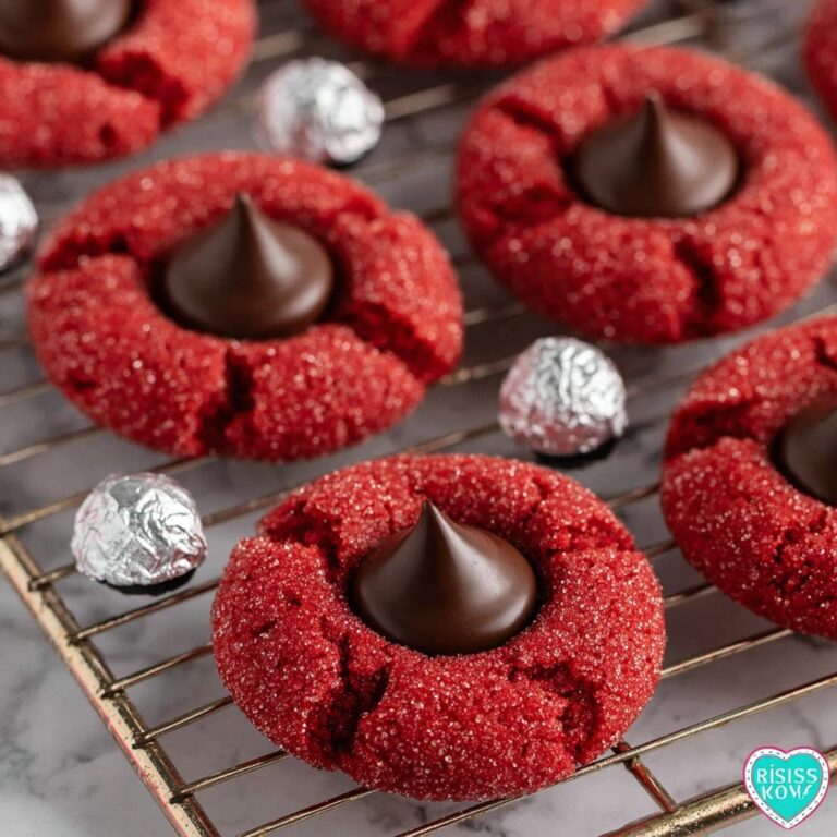 Red Velvet Blossom Cookies Recipe