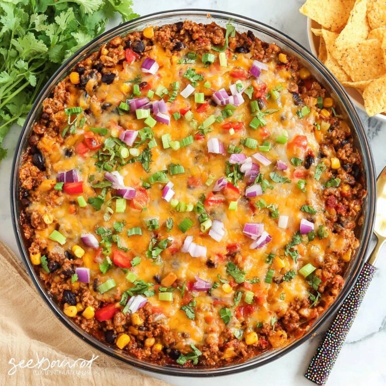 Cheesy Turkey Rice Taco Skillet Recipe