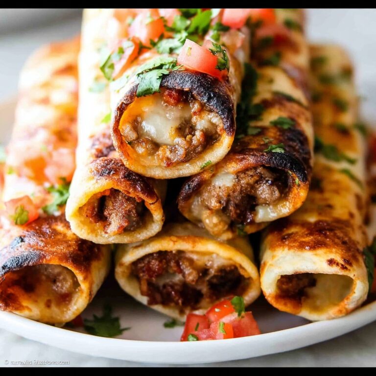 Crispy Jalapeno Popper Beef Taquitos Recipe