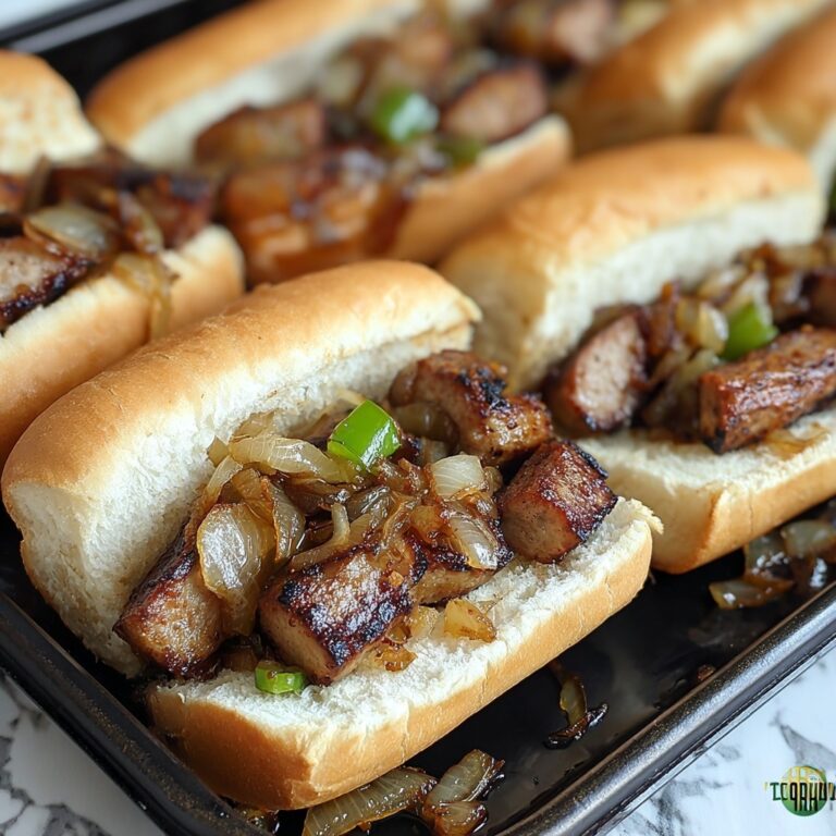 Caramelized Onion Sausage Dog Sliders Recipe