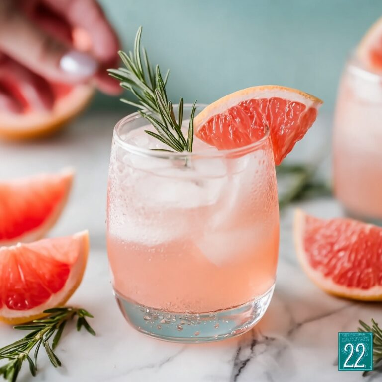 Fresh Rosemary Grapefruit Mocktail for a Refreshing Twist Recipe