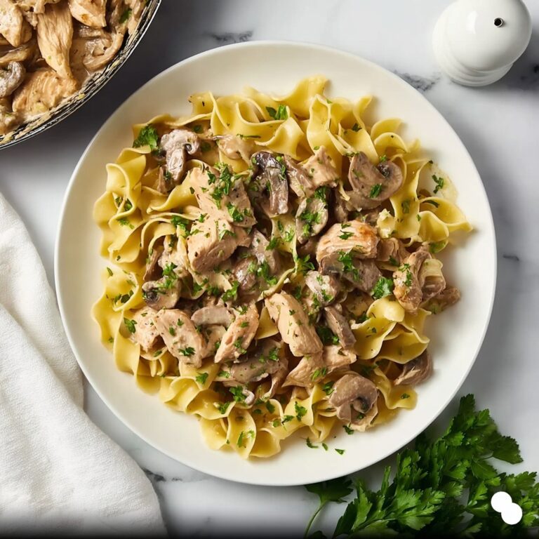 Creamy One-Pot Chicken Stroganoff Pasta Recipe