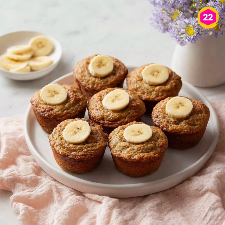 Cinnamon Banana Cottage Cheese Muffins Recipe