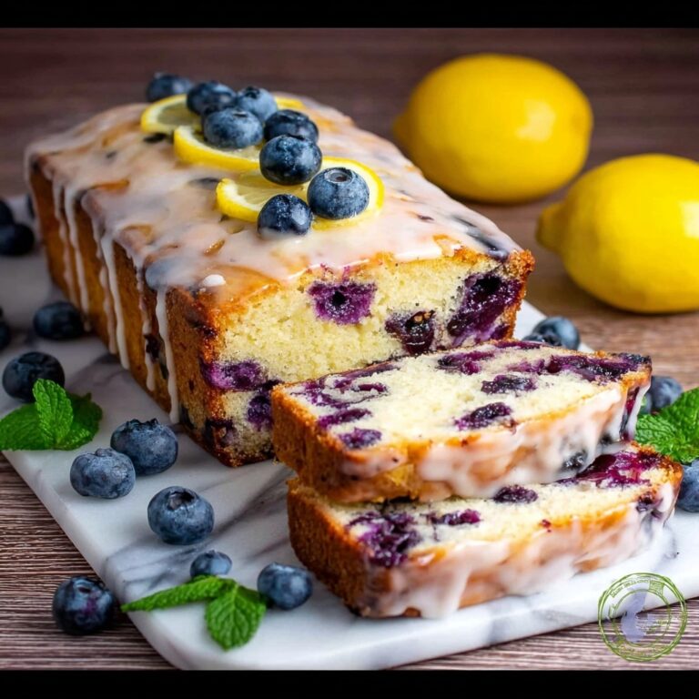 Blueberry Lemon Loaf with Bright Lemon Flavor and Juicy Blueberries Recipe