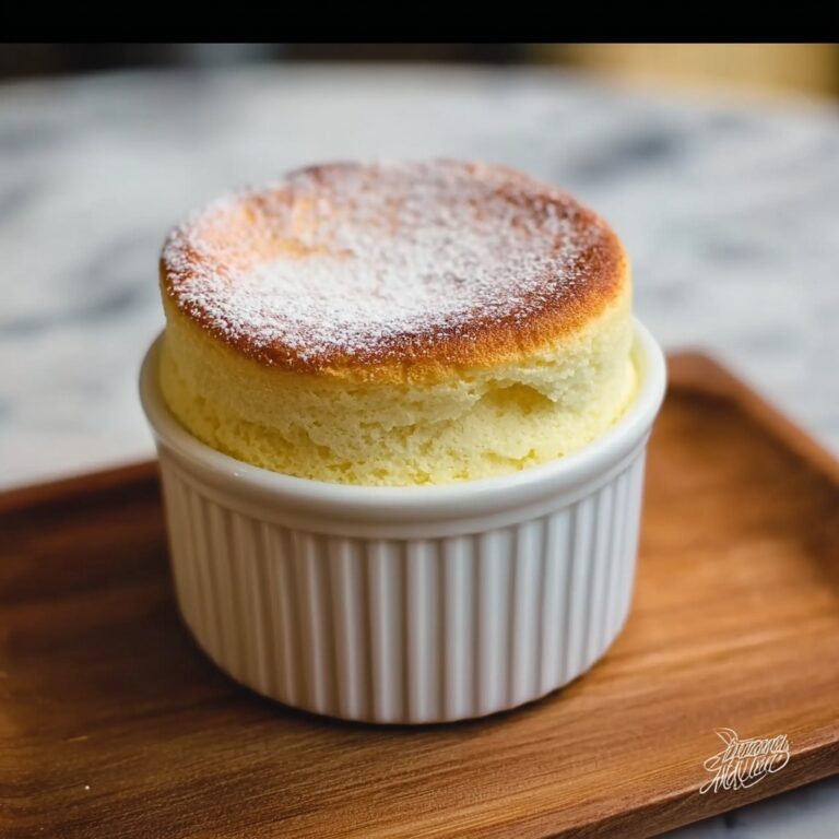 Eggnog Soufflé with Holiday Spices Recipe