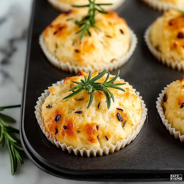 Garlic Focaccia Muffins Recipe