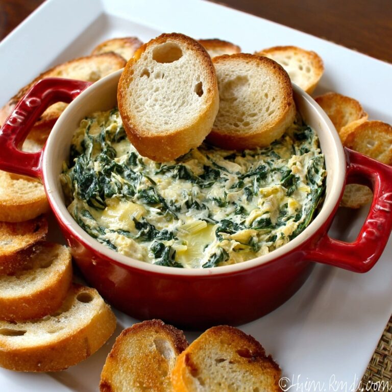Healthy Spinach Artichoke Dip Recipe