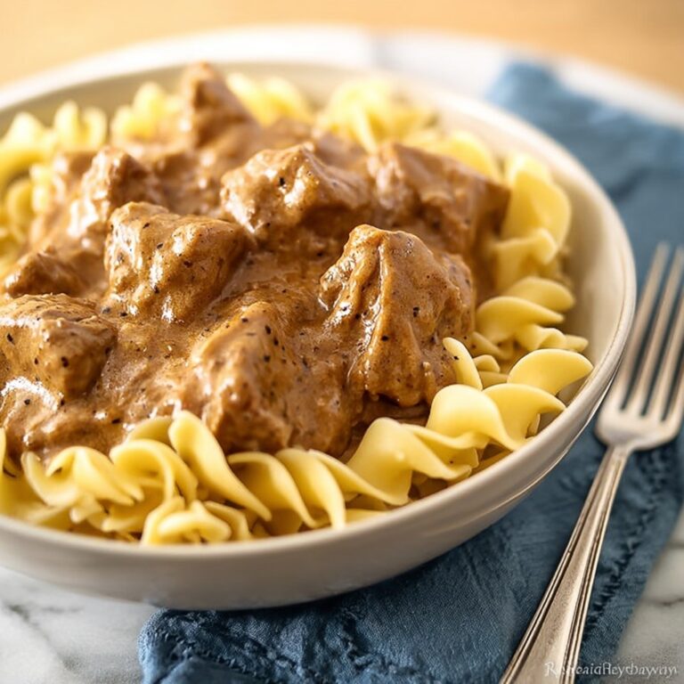 Slow Cooker Beef Stroganoff Recipe