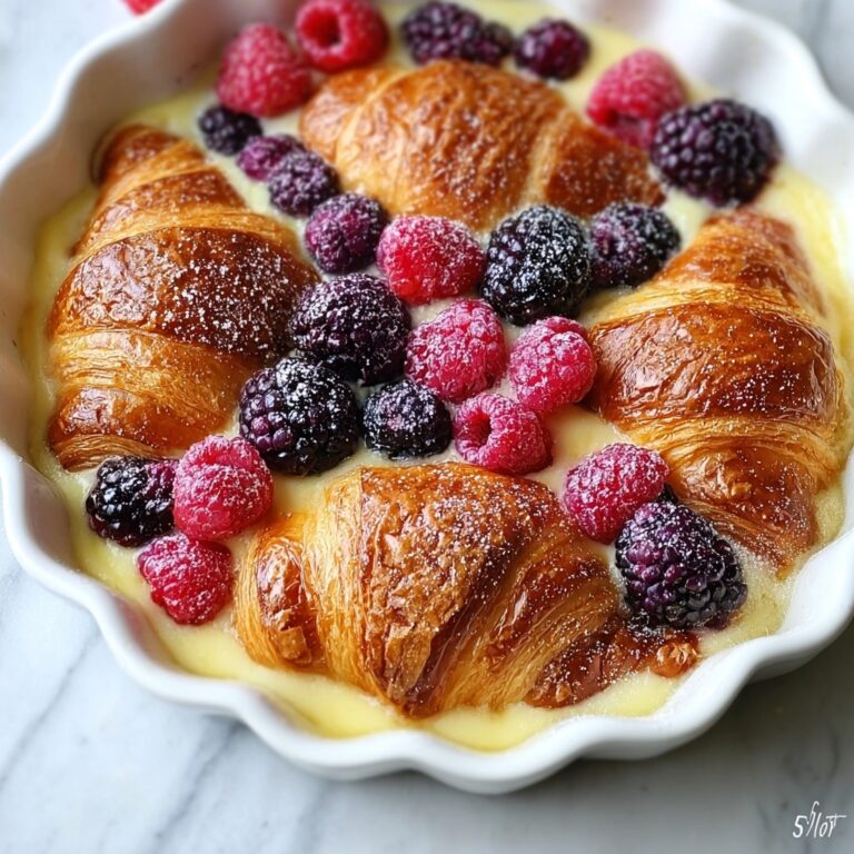 Berry Croissant Breakfast Bake – Easy 25-Minute Delight Recipe