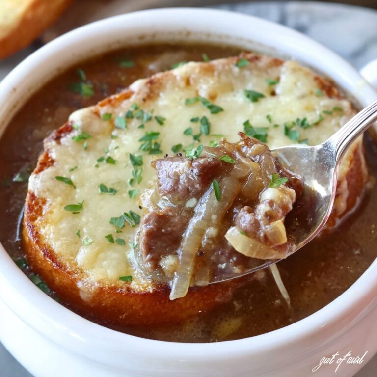 French Onion Beef Soup Recipe