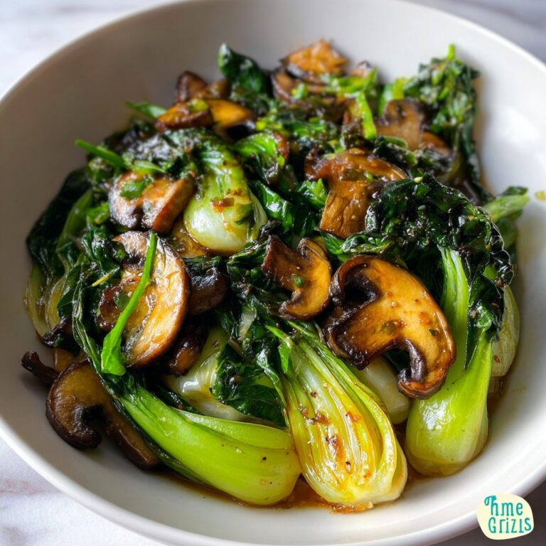 Bok Choy Mushroom Stir Fry Recipe