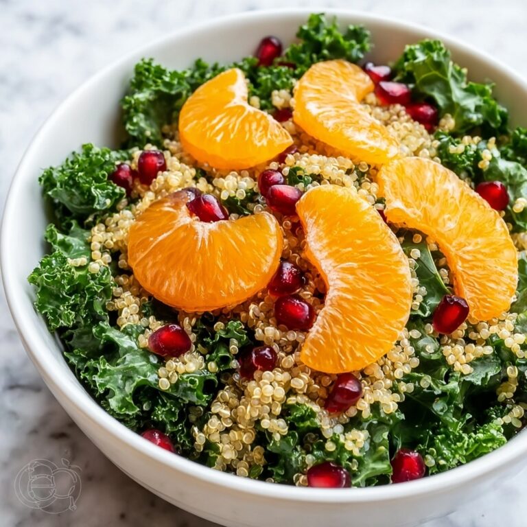 Citrus Infused Quinoa Salad with Oranges and Kale for January Lunches Recipe
