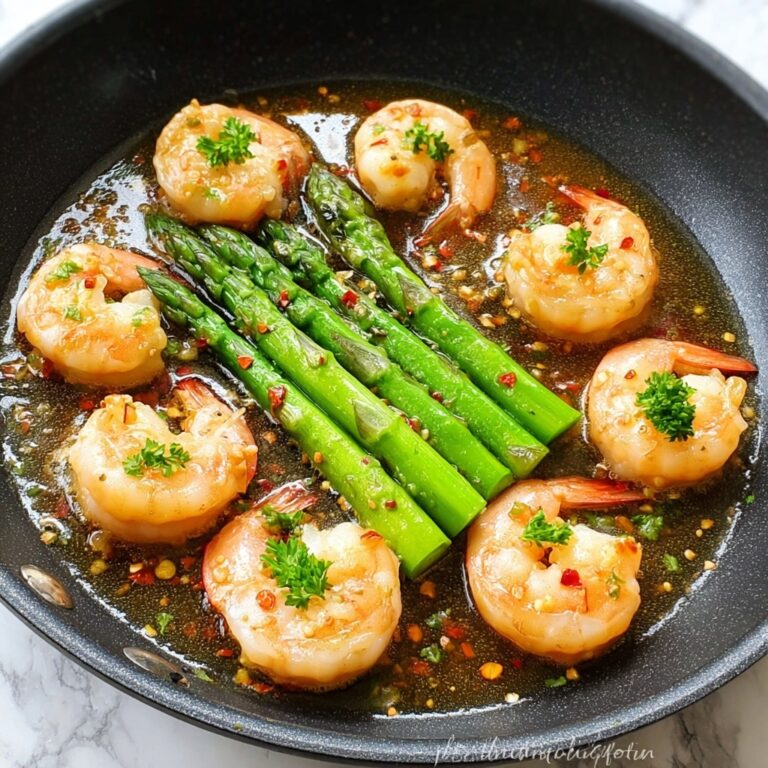 Garlic Butter Shrimp & Asparagus (15 Minutes) Recipe