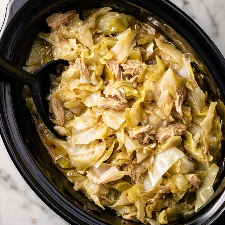 Slow Cooker Cabbage and Noodles Recipe
