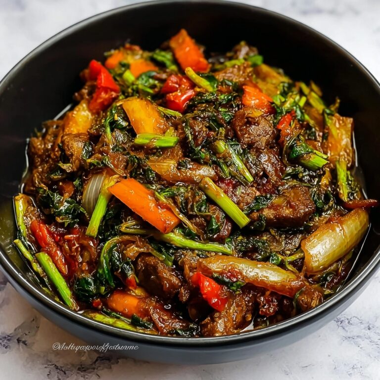 Heavy-on-the-Veggies Beef and Vegetable Stir Fry Recipe