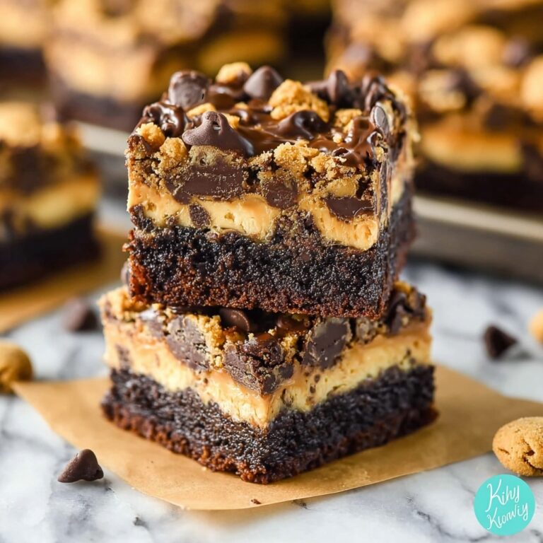 Oreo Brownie Blondie Bars Recipe