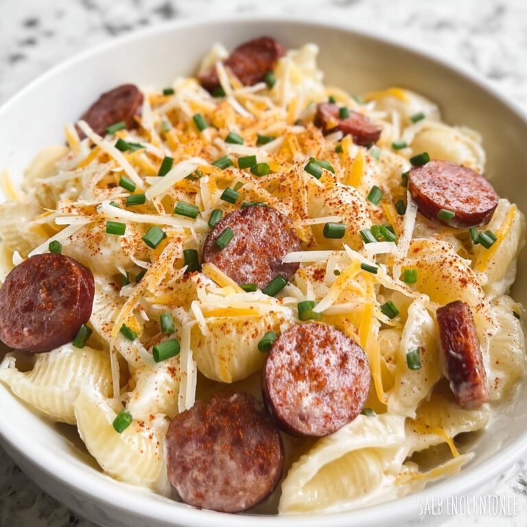 Crockpot Pierogi Casserole with Kielbasa Recipe