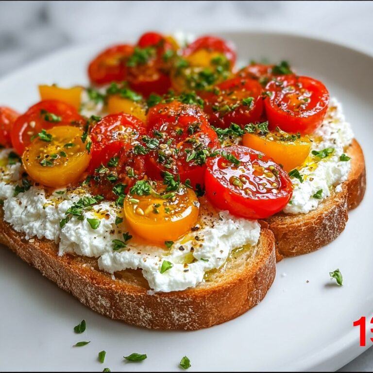 Herbed Ricotta and Tomato Toast Recipe