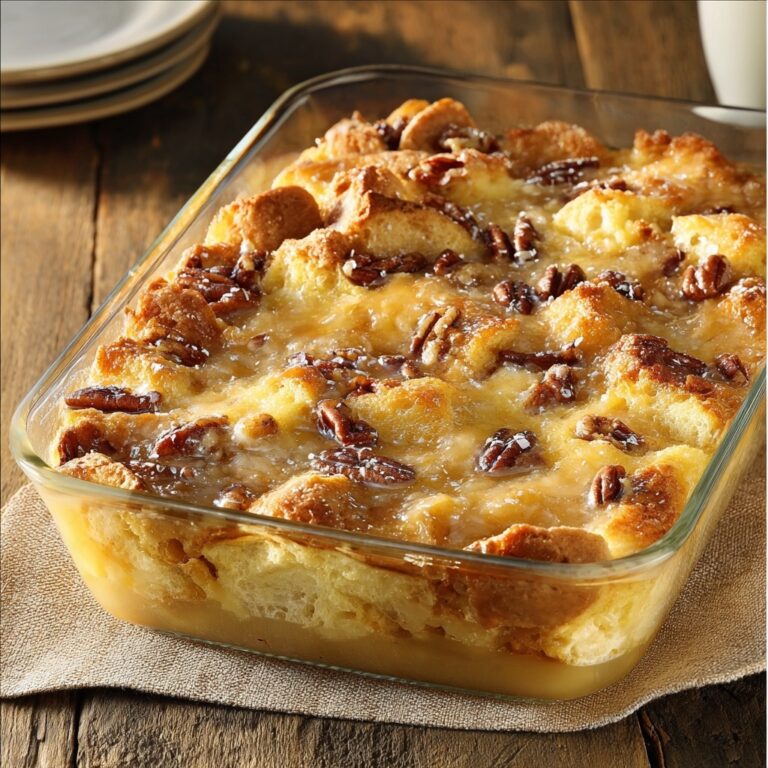 Pecan Pie Bread Pudding Recipe