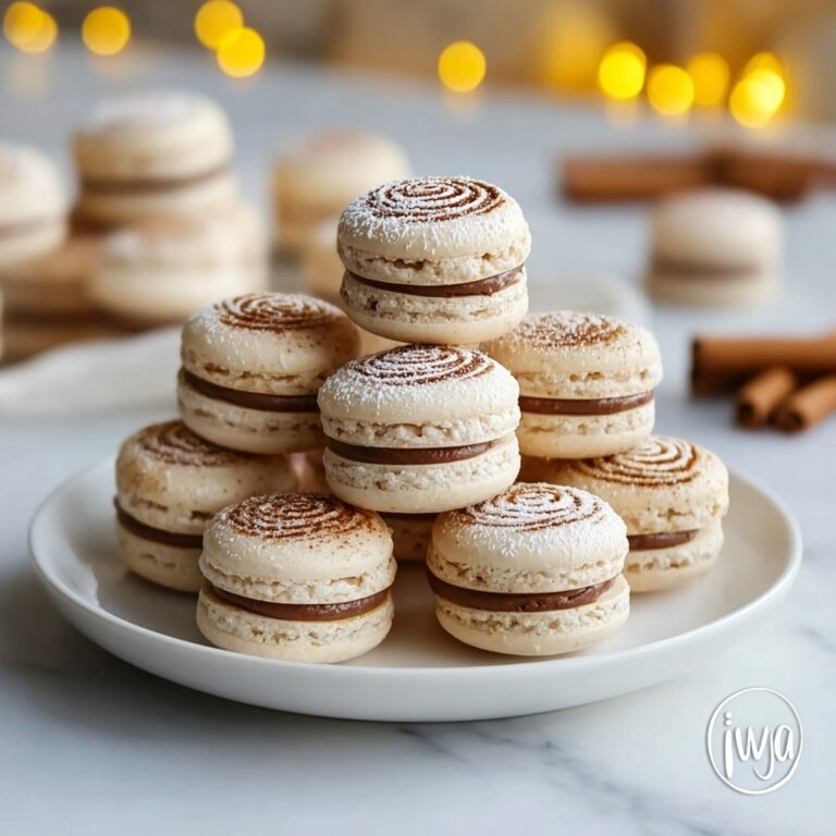 Cinnamon Roll Macarons Recipe