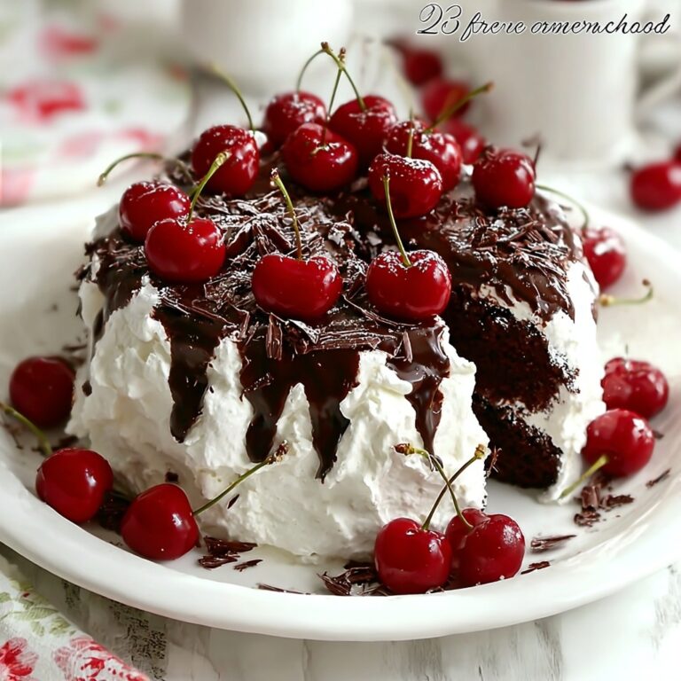 Swiss Chocolate Cherry Roll Cake Recipe