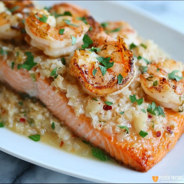 Crab and Shrimp Stuffed Salmon Recipe