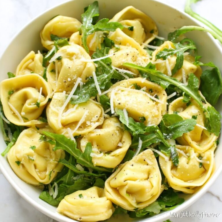 Spring Tortellini Salad with Asparagus, Peas, and Basil Recipe