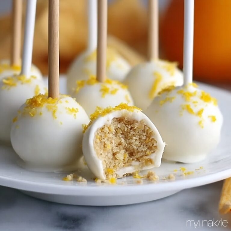 Lemon Meringue Cake Pops Recipe