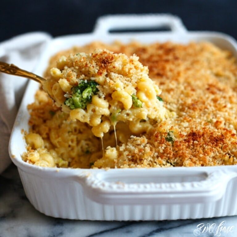 Creamy Chicken and Rice Casserole with Broccoli and Parmesan Recipe