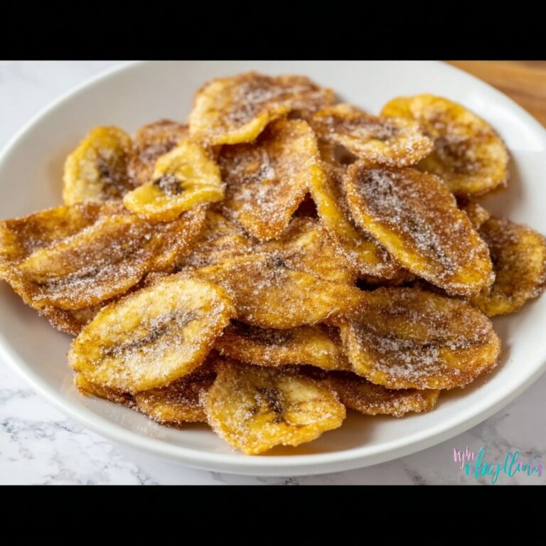 Cinnamon-Sugar Air Fryer Banana Chips: A Naturally Sweet and Crispy Snack Recipe