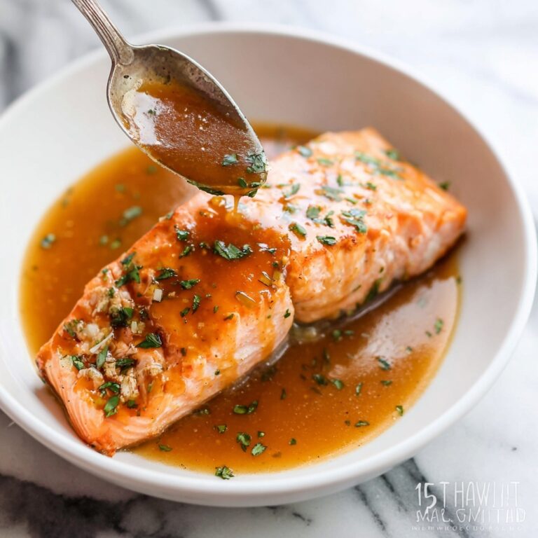 Honey Garlic Glazed Salmon Recipe