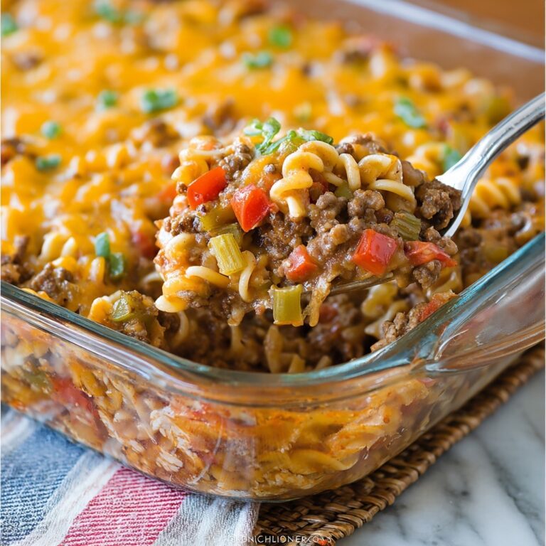 Southern Five Layer Beef Casserole Recipe