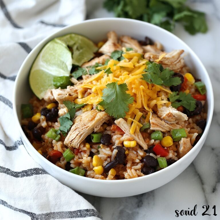 Instant Pot Weeknight Chicken and Rice Burrito Bowls Recipe
