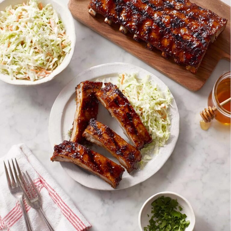 Honey Mustard Glazed Ribs Recipe