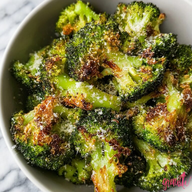 Smashed Broccoli with Parmesan Recipe