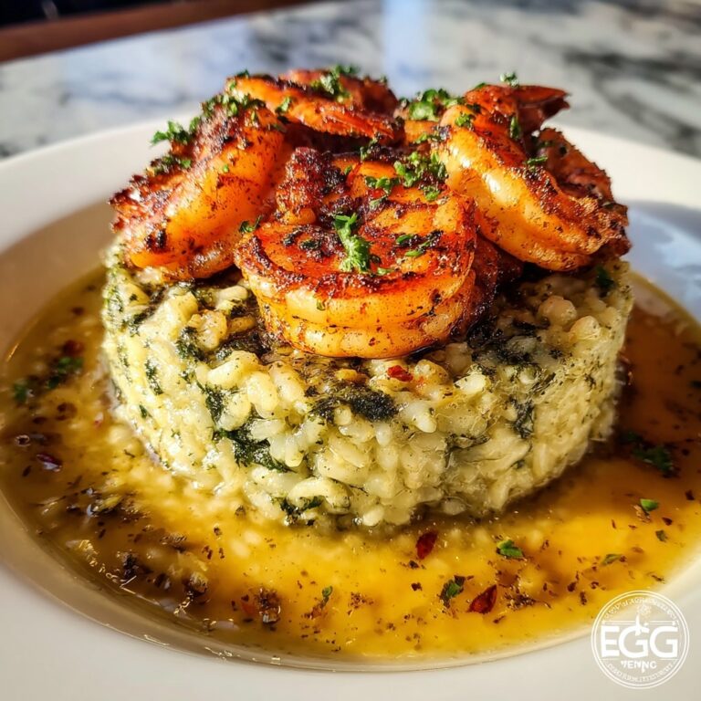 Pesto Shrimp and Parmesan Risotto Recipe