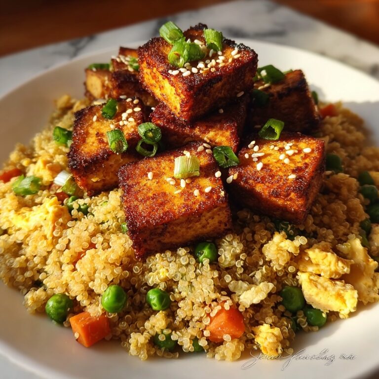 Cauliflower Fried Rice with Crispy Tofu Recipe
