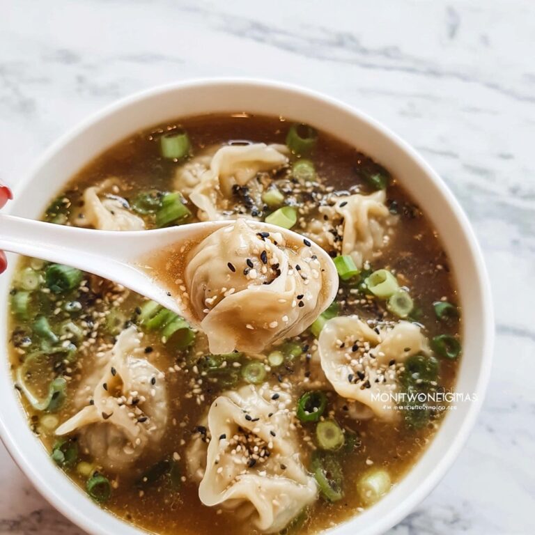 Instant Pot Spicy Dumpling Soup Recipe