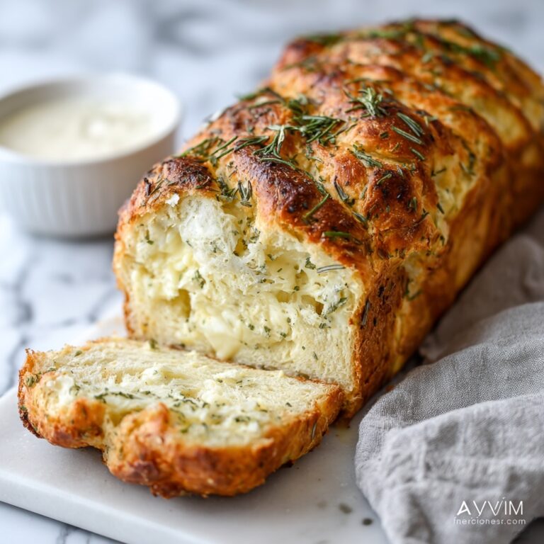 Cheesy Herb Garlic Bread Squares Recipe