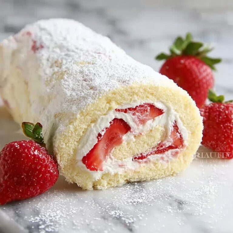 Strawberry Shortcake Cake Roll Recipe
