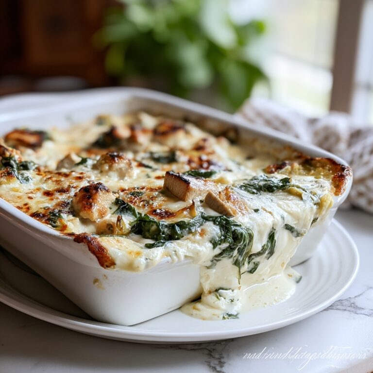 Creamy Chicken and Spinach Casserole Recipe