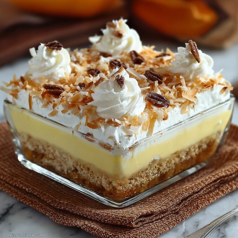 Coconut Cream Layered Dessert Recipe