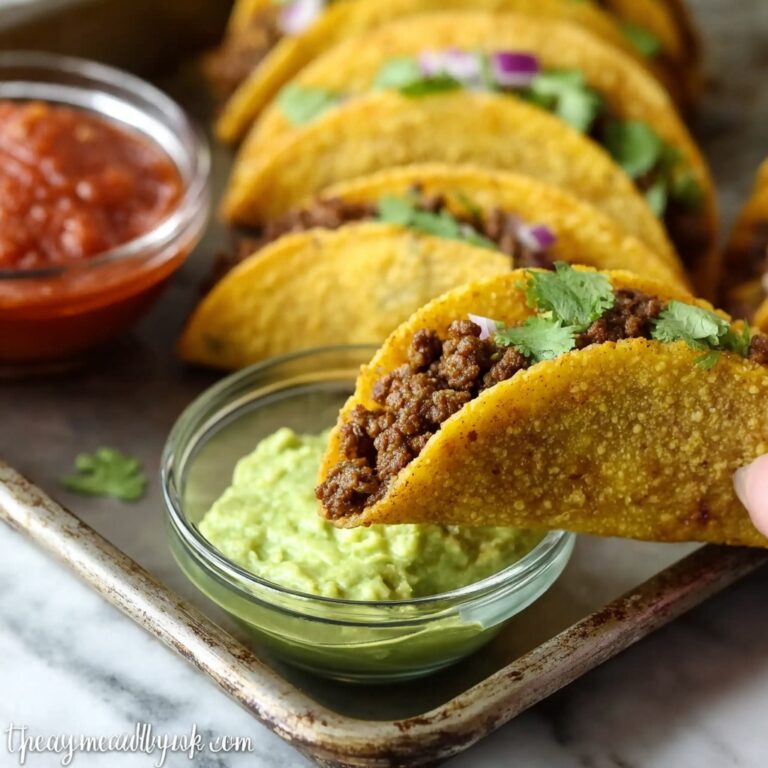 Crispy Ground Beef Tacos Recipe