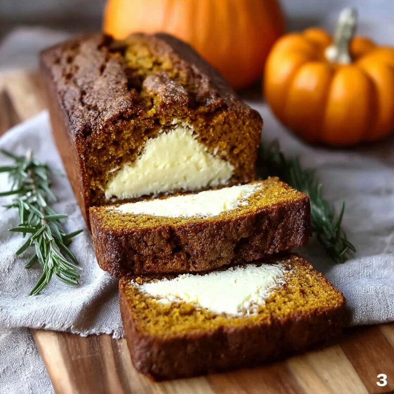 Keto Pumpkin Bread with Cream Cheese Filling Recipe
