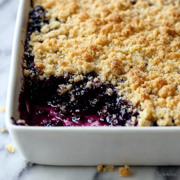 Blueberry Crisp Recipe