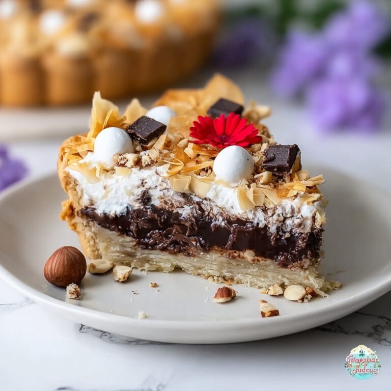 Choc Hazelnut Baklava Tart Recipe