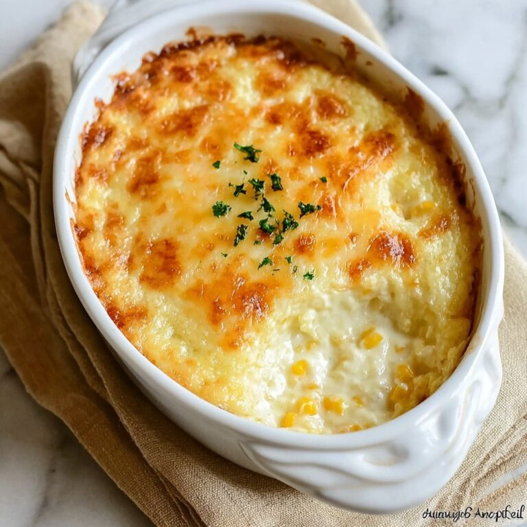 Creamy Corn Pudding with Optional Cheese Recipe