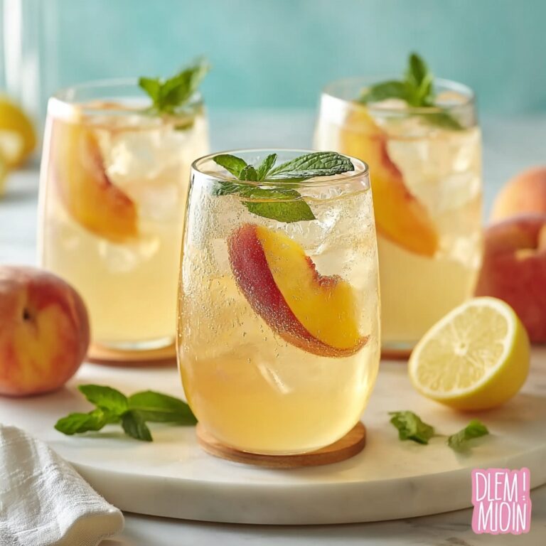 Homemade Peach Lemonade: A Refreshing Summer Drink Recipe