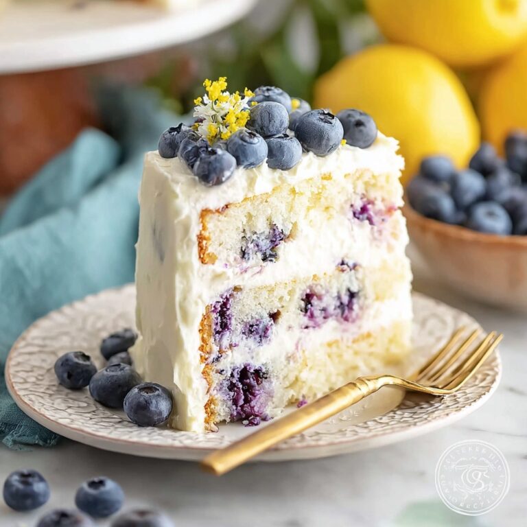 Lemon Blueberry Cake Recipe